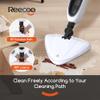 REECOO Steam Mop with Attachments,20s Rapid Heating,Lightweight Floor Steamer for Kitchen, Living Room Wood Floor Tile Carpet Cleaning view 4