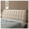 HYHMJ Triangular Headboard Backrest Hygroscopic Breathable Long Back Support Pillow Positioning Support High Resilience Sponge Reading Pillow,K,120 * 50 * 15cm view 1