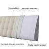 HYHMJ Triangular Headboard Backrest Hygroscopic Breathable Long Back Support Pillow Positioning Support High Resilience Sponge Reading Pillow,K,120 * 50 * 15cm view 2