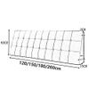 HYHMJ Triangular Headboard Backrest Hygroscopic Breathable Long Back Support Pillow Positioning Support High Resilience Sponge Reading Pillow,K,120 * 50 * 15cm view 3
