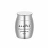 1.2 Inch Small Urns for Dad,Custom Name Engraved Cremation Urn,Personalized Mini Urn,Urn for Ashes,Stainless Steel Personal Mini Funeral Urn Funeral Ash Holder,Free Engraving view 3