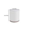 LUOFDCLDDD Furniture Legs4Pcsniture Risers Carbon Steelniture Legs Metal Table Legsniture Feet Cylindrical Feet Replacement Legs Couch Legs Sofa Desk Legs Bed Cabinets Risers,5Cm/White view 2