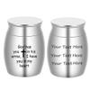 1.2 Inch Small Urns with Cross,Custom Name Engraved Cremation Urn,Personalized Mini Urn,Urn for Ashes,Stainless Steel Personal Mini Funeral Urn Funeral Ash Holder,Free Engraving view 1