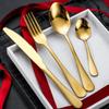 IKXO 40 Pieces Silverware Set Service for 10, Premium Stainless Steel Flatware Set Mirror Polished Shiny Cutlery Utensil Set for Kitchen Party Restaurant view 2