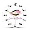 KFJZGZZ Wall Clock Beauty Salon Lash and Brow Groomer Gift Mute Printed Acrylic Wall Hanging Clock Eyelashes Beauty Studio Decor Art Wall Watch view 1