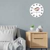 KFJZGZZ Wall Clock Beauty Salon Lash and Brow Groomer Gift Mute Printed Acrylic Wall Hanging Clock Eyelashes Beauty Studio Decor Art Wall Watch view 2
