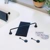 Reenbergs Magnetic Cloth Rail Danish Design | Made in Denmark | Black Flexible PE or Aluminum (Black Aluminum w/Strong Magnets + 1 Black Swedish Dishcloth) view 1