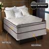 DS Solutions Spinal Dream Plush PillowTop (Eurotop) Queen Mattress Only with Mattress Cover Protector - Sleep System with Enhanced Cushion Support, Orthopedic, Longlasting, Fully Assembled view 2