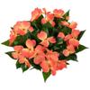 Allstate New Guinea Impatiens Artificial Bush Spray - 13.75" - Salmon Pink view 4