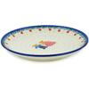 Polmedia Polish Pottery Dinner Plate UNIKAT - Royal Teddy Pattern Handmade in Boleslawiec Poland by Ceramika Artystyczna + Certificate of Authenticity view 2