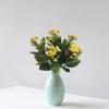 Allstate Two-Tone Kalanchoe Artificial Floral Bush Spray - 13.5" - Yellow view 2