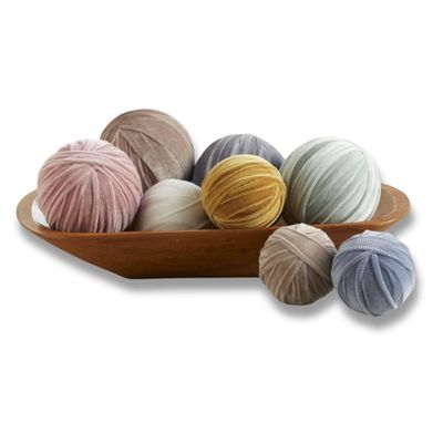 Bulk Pricing for Set of 24 Small Velvet Decorative Spheres, Create Your Own Bowl Filler for tablescape, Bookshelf Dcor, Art Object, Minimalist Dcor, Modern Dcor