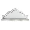 47th & Main Beaded Wood Wall Shelf, Small, White view 1
