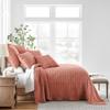 Levtex Home Mills Waffle Full Bedspread Set (100x104in) with 2 Pillow Shams (26x20in) - Adobe - 100% Cotton Full Size Bedspread Set - Lightweight, Soft, Pre-Washed view 2
