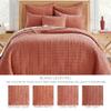 Levtex Home Mills Waffle Full Bedspread Set (100x104in) with 2 Pillow Shams (26x20in) - Adobe - 100% Cotton Full Size Bedspread Set - Lightweight, Soft, Pre-Washed view 4