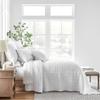 Levtex Home Mills Waffle Full Bedspread Set (100x104in) with 2 Pillow Shams (26x20in) - Bright White - 100% Cotton Full Size Bedspread Set - Lightweight, Soft, Pre-Washed view 2