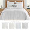 Levtex Home Mills Waffle Full Bedspread Set (100x104in) with 2 Pillow Shams (26x20in) - Bright White - 100% Cotton Full Size Bedspread Set - Lightweight, Soft, Pre-Washed view 4