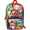 Super Mario 16 Inches Large Backpack With Lunch Bag Set view 1