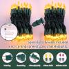 LAMPHOME Super-Bright Extendable Yellow Christmas Lights Decoration 150Lights 31.9ft UL Certified Mini Bulb String Light Set for Outdoor Christmas Tree Garden Holiday Party Patio Wedding Garland Decor view 2