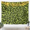 Green Leopard Print Tapestry Cheetah Wall Hanging for Kids Teens Girls Room Decor, Wild Animal Fur Print Wall Blanket Tapestries Fashion Wall Art Hanging, XLarge 70.9 x 92.5 Inches view 1
