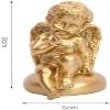 2pcs Resin Angel Statue Angel Figurines Praying Angel Ornaments for Wedding Birthday Party Desktop Decoration - Golden view 3