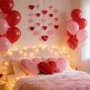 LAMPHOME Christmas Lights 150 Count Mini Clear Valentines Lights 31.9ft White Wire Christmas Tree String Lights for Outdoor Indoor Christmas Decorations Wedding Valentines Day Decor,UL Certified view 4