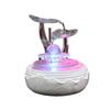 KKNH Relaxation Fountain Tabletop Fountain Ceramic Creative Lotus Leaf Desktop Fountain Indoor Water Fountain Flowing Water Decoration 10.24 Inches Quiet Soothing Sound of Water view 1