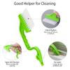 Aivwis Window Track & Gap Cleaning Brush Set, 5 Pack Crevice and Groove Cleaner with 2 in 1 Brush and Mini Dustpan for Door Gaps, Blinds, Sliding Tracks and Kitchen Corners view 3