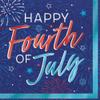 Patriotic Napkins - 5" x 5" | Multicolor | 16 Pcs. view 1