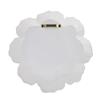 A and B Home 78738-WHIT-DS White Resin/Stone Powder Indoor Floral Accents (Set of 2) Wall Art view 3