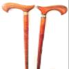 2 Piece Premium Wooden Walking Cane | Victorian Deluxe Walking Stick | Beautiful Wood Head | Walking Cane view 1