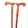 2 Piece Premium Wooden Walking Cane | Victorian Deluxe Walking Stick | Beautiful Wood Head | Walking Cane view 2