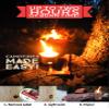 One Log Fire, Original  Single Log Campfire, 100% Natural Red Pine, Easy Light  2 Hour Burn Time (4 Pack) view 2