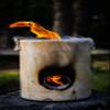 One Log Fire, Original  Single Log Campfire, 100% Natural Red Pine, Easy Light  2 Hour Burn Time (4 Pack) view 3