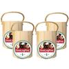 One Log Fire Swedish Fire Log - Mini - Kiln-Dried Red Pine Swedish Torch with Easy Light Starter, Pack of 1 view 2