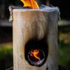 One Log Fire Swedish Fire Log - Original - Kiln-Dried Red Pine Swedish Torch with Easy Light Starter, Pack of 2 view 4