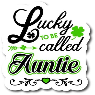 Lucky to Be Called Auntie|Great Gift Idea|Single |5 Inch Magnet | Made in The USA | Car Auto Tool Box Refrigerator Magnet|MAG10497