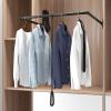 Aluminum Alloy Pull Down Wardrobe Rod, Pull-Down Clothes Rail, Lift Rail Organizer Storage System Closet Hanger Rack, for Hanging Clothes Space Saving (Size : 85-115cm(33.5-45.3in)) view 1