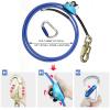 Flipline Kit,Climbing Harness, Adjustable Tree Lanyard, Rope Grab,Steel Swivel Snap Hook Fall Protection for Arborist,Tree Climbers (1/2x8ft,Blue) view 3