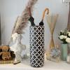 LANDCHY Porcelain Ceramic Umbrella Stand Holder Modern Style Floor Vase for Storage Canes Walking Sticks Golf Umbrella Mono-pods Tripod Bat Golf Club Gift Entryway Indoor 24" High Black&White view 2