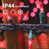 LAMPHOME Pink Lights for Valentines Day Decor, 300light 63.8FT(2pk of 150L) Pink Christmas String Fairy Lights Green Wire Plug in for Bedroom Indoor Outdoor Girl's Room Valentines Decorations view 4