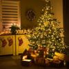 LAMPHOME Yellow Christmas Lights Decoration 300 Lights 63.8ft(2pk of 150L) UL Certified Mini Bulb Golden String Lights Set for Outdoor Christmas Tree Garden Holiday Party Patio Decor view 4
