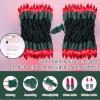 LAMPHOME Red Valentine's Lights, 300 Lights 63.8ft(2pk of 150L) Incandescent Mini Christmas String Lights, Waterproof Red Lights for Indoor Valentine's Day Garland Birthday Wedding Party Xmas Tree view 2