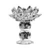 Double Ball Crystal Lotus Flower Candle Holder Buddha Temple Decor Ornament for Home Festival Wedding Party Table Decor view 1