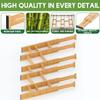 Toydoooco Bamboo Drawer Dividers with 12 Inserts, 16.3-22inches, Expandable Organizer, Adjustable Separators for Bedroom, Bathroom, Dresser 6 Pack view 3