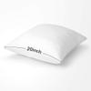 OTOSTAR Waterproof Outdoor Throw Pillow Inserts, Set of 4 Water Resistant Square Form Cushion Stuffer for Garden, Bench, Patio - Decorative Outdoor Sofa Pillows Inserts White, 20x20 Inches view 2
