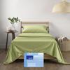 THREAD SPREAD 100% Cotton Bed Sheets Twin XL Sheet Set - 400 Thread Count Sheet Twin XL Size 3 PC Set (Sage Green), Soft, Cooling, Hotel-Quality 16" Deep Pocket Sateen Cotton Bedsheet for Hot Sleepers view 1