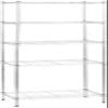 Amazon Basics 5-Shelf Adjustable Storage Shelving Unit for Garage, Steel Wire Rack, 200 Pound Loading Capacity per Shelf, 23.2" x 13.4" x 60", Chrome Finish view 1