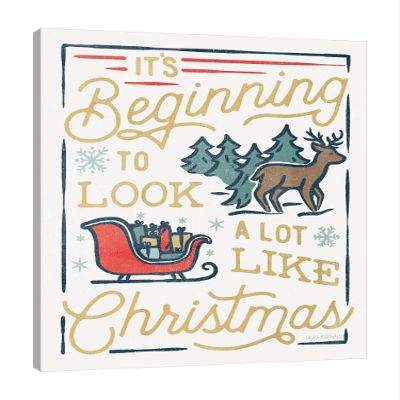 Jaxson Rea "Christmas Adventures VII Gallery Wrapped Canvas by Laura Marshall, 24" x 30"