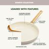 GreenPan Hard Anodized Healthy Ceramic Nonstick 10" and 12" Frying Pan Skillet Set, Gold Handle, PFAS-Free, Dishwasher Safe, Oven Safe, Taupe view 4